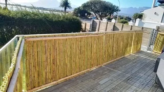 Bamboo and wood fencing