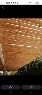 Bamboo and wood fencing