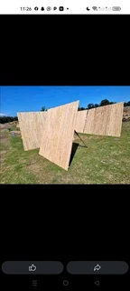 Bamboo and wood fencing