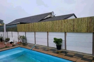 Bamboo and droppers fencing