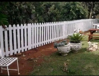 Bamboo and wood fencing