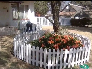 Bamboo and wood fencing