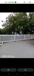 Bamboo and wood fencing