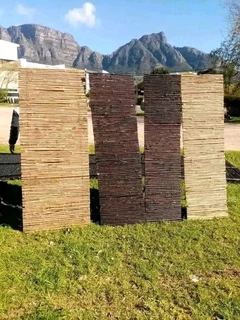 Bamboo and wood fencing