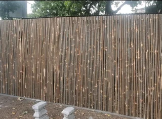Wood and bamboo fencing