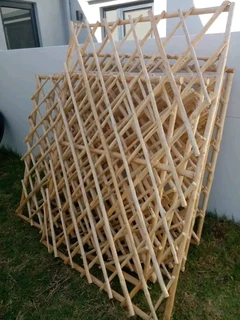 Wood and bamboo fencing
