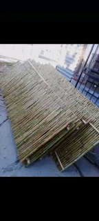 Wood and bamboo fencing