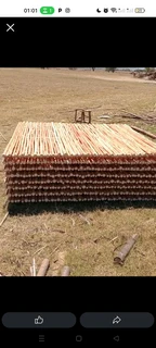 Wood and bamboo fencing