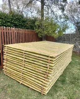 Wood and bamboo fencing are still available please we offer delivery and installation in all places