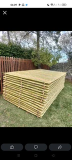 Wood and bamboo fencing are still available please we offer delivery and installation in all places