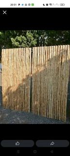 Wood and bamboo fencing