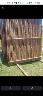 Wood and bamboo fencing