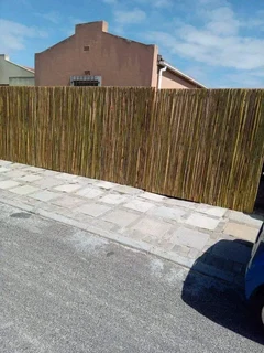Wood and bamboo fencing