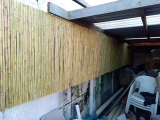 Wood and bamboo fencing