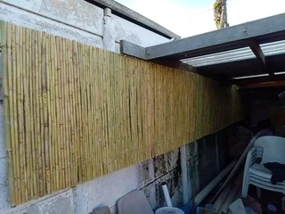 Wood and bamboo fencing