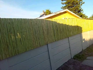 Wood and bamboo fencing
