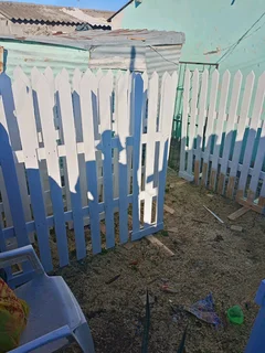 White picket fencing