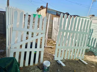 White picket fencing