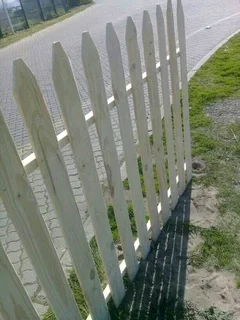 Wood and bamboo fencing