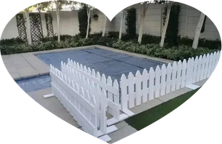 Wood and bamboo fencing