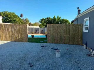 Wood and bamboo fencing