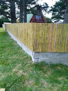 Wood and bamboo fencing