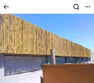 Wood and bamboo fencing