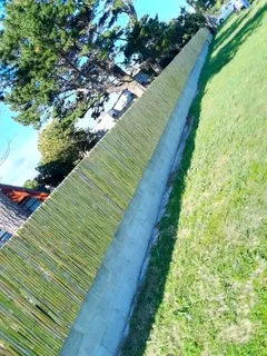 Wood and bamboo fencing