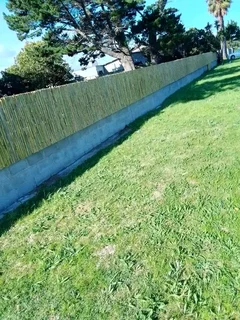 Wood and bamboo fencing