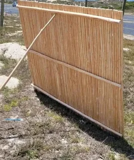 Wood and bamboo fencing
