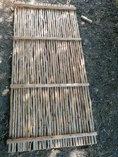 Wood and bamboo fencing