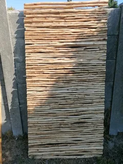 Wood and bamboo fencing