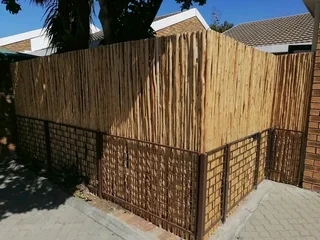 Wood and bamboo fencing