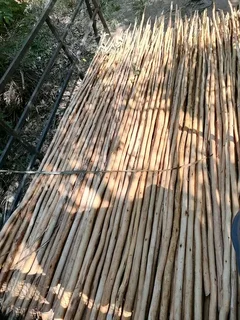 Wood and bamboo fencing