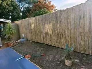 Wood and bamboo fencing