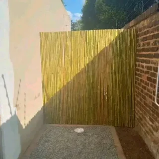 Wood and bamboo fencing