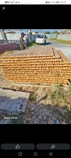 Wood and bamboo fencing