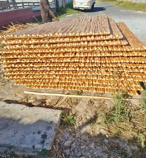 Wood and bamboo fencing