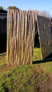 Wood and bamboo fencing