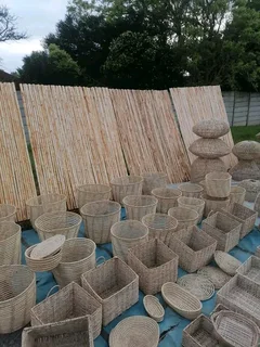 Wood and bamboo fencing