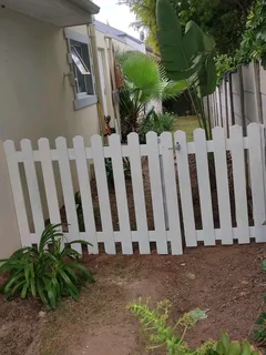 Clean white picket fencing for gates, swimming pools, fencing yards