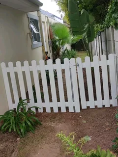 Clean white picket fencing for gates, swimming pools, fencing yards