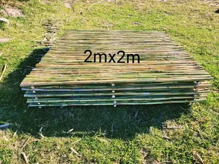 Wood and bamboo fencing whatsapp or call 0678467527