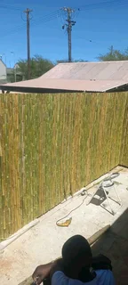 Wood and bamboo fencing