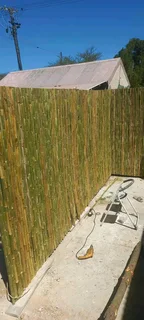 Wood and bamboo fencing