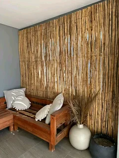 Wood and bamboo fencing