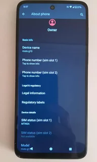 Motorola g13 128GB STORAGE
