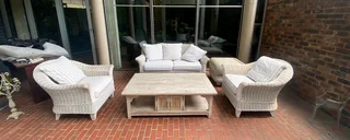 Outdoor wicker 5 pcs patio set