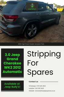 3.0 Jeep Grand Cherokee Wk2 Automatic Spares