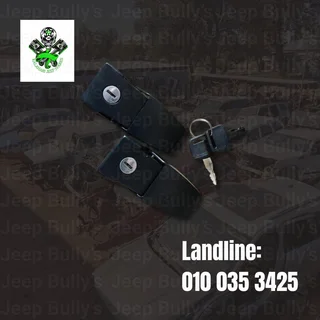 Brand New Jeep Wrangler Keylock Bonnet Latches